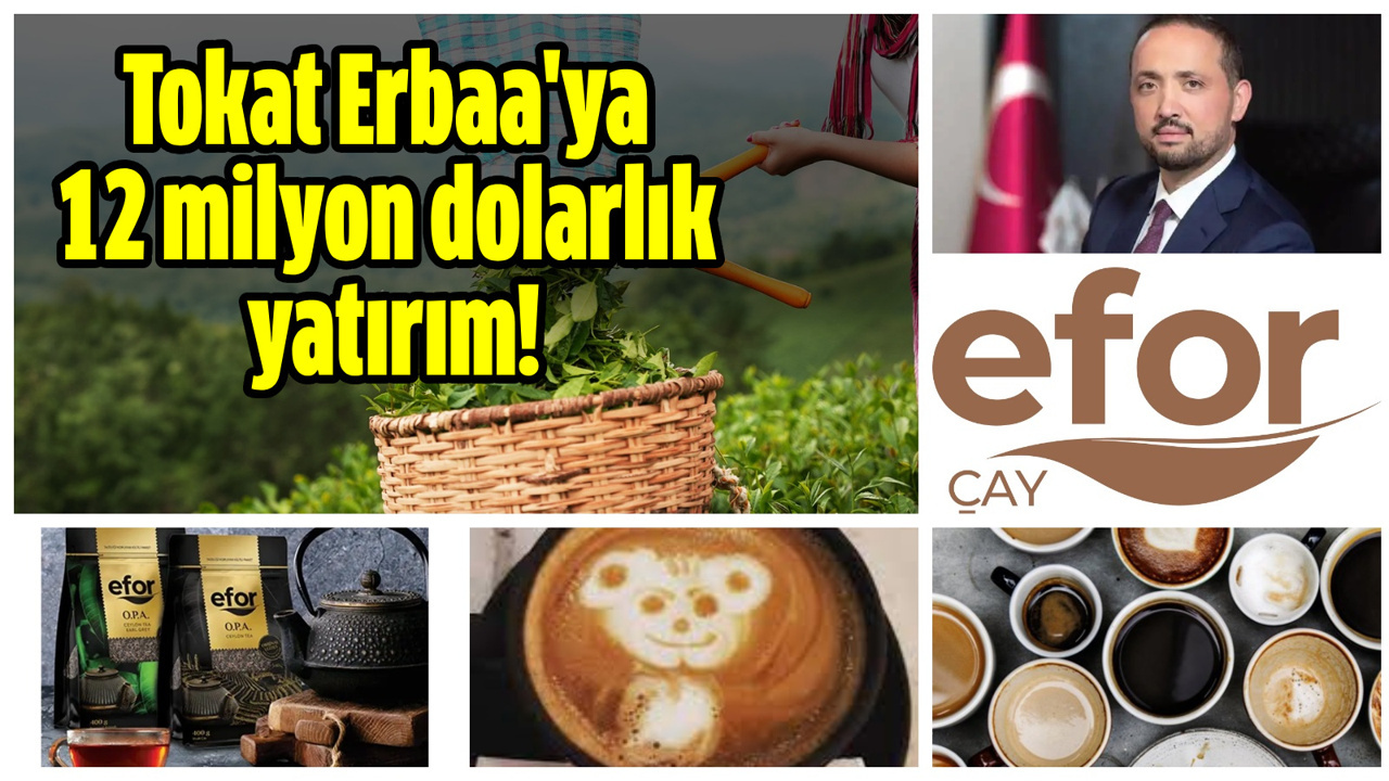 Tokat Erbaa'ya 12 milyon dolarlık yatırım!