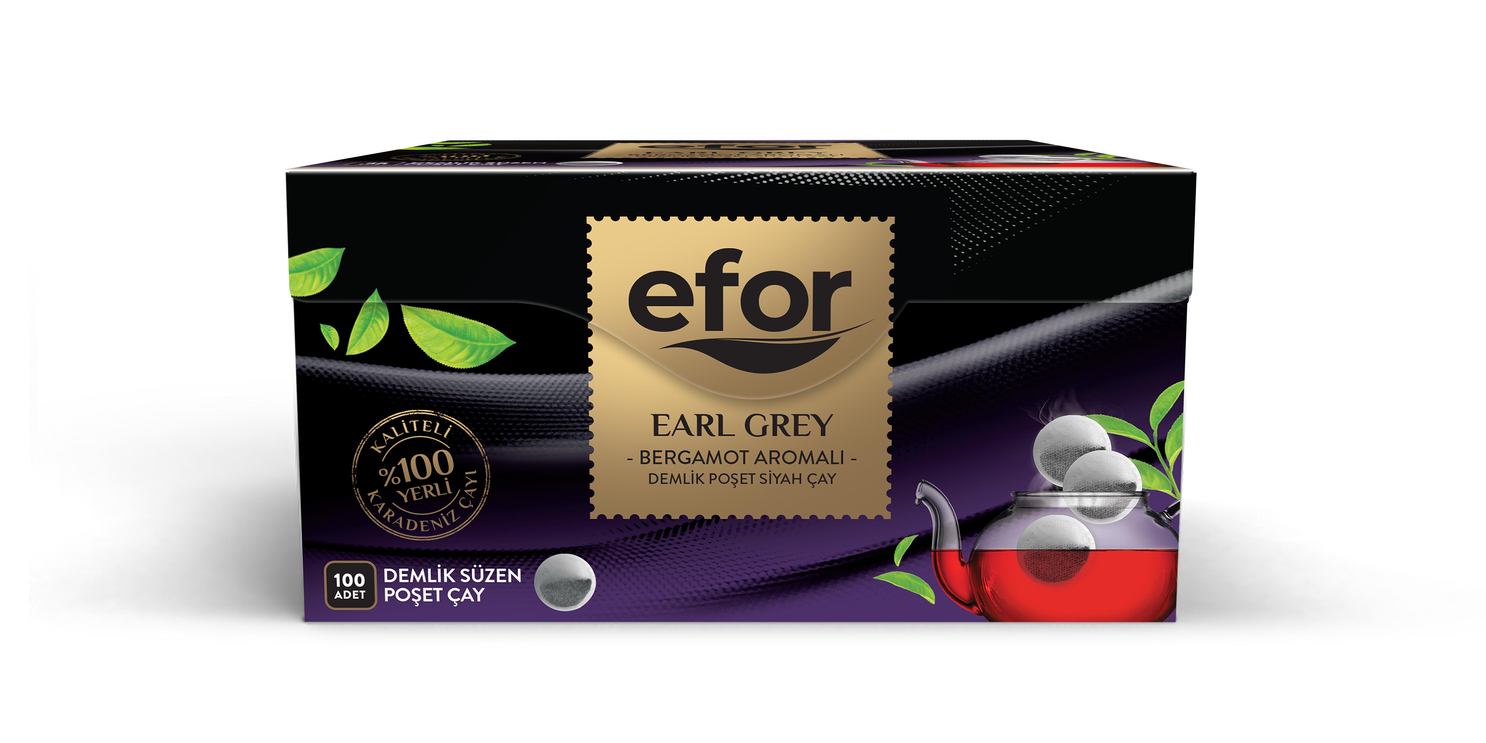 Efor Earl Grey Teapot Tea Bags (100 pieces)