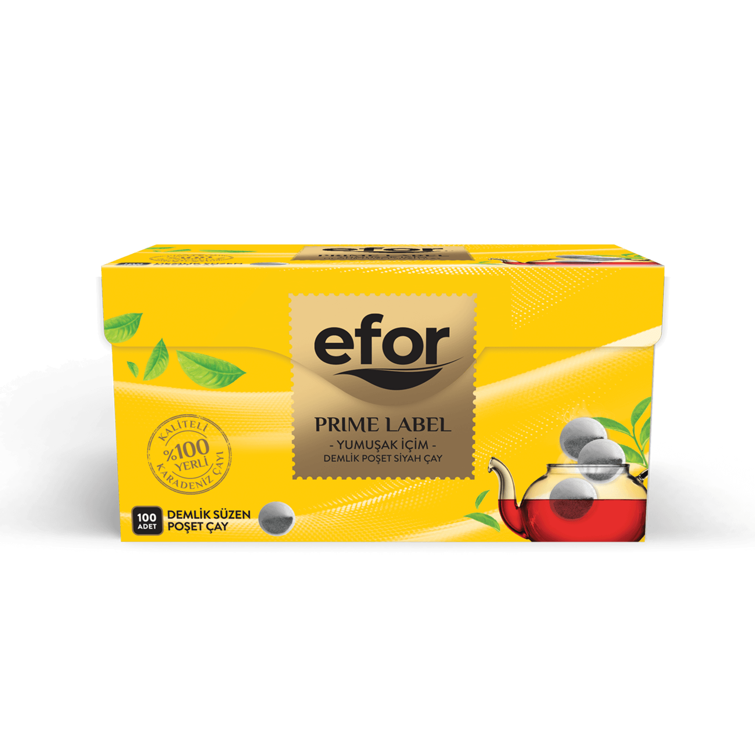 Efor Prime Label Teapot Tea Bags (100 pieces)